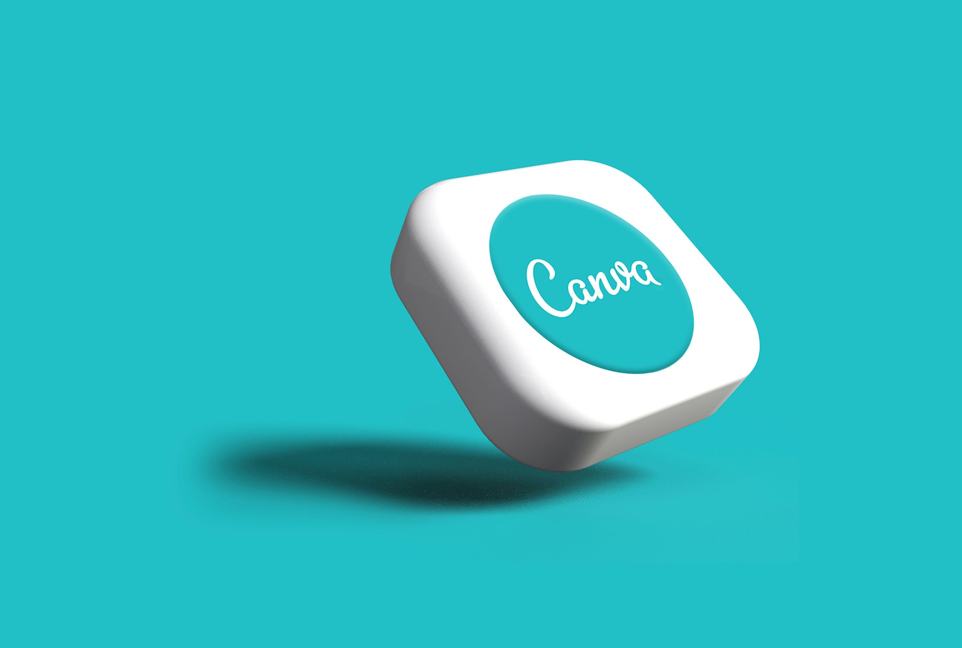 a white cube with the word camera on it